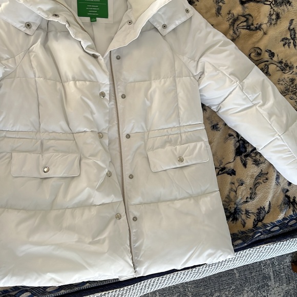 J. Crew Signature Puffer new without tags white size S - Picture 4 of 4